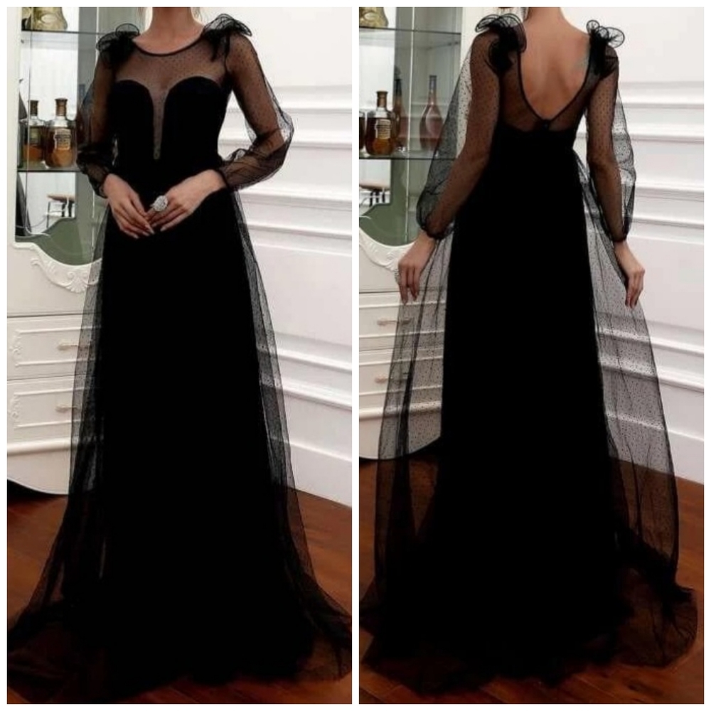 Black Prom,Evening,formal Dress new size S,M,L,available.🚨 PRICE TODAY ONLY.
